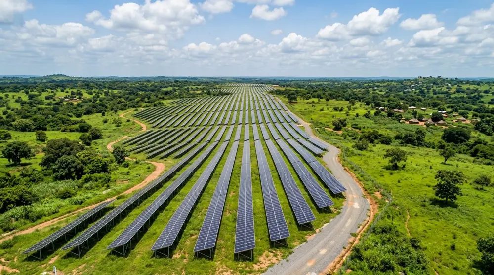 Solar farm installation